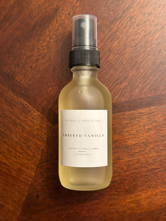 Ambered Vanilla Linen Spray